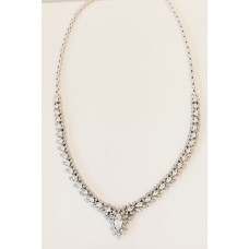 Ασημένιο κολιέ με ζιργκόν (SN259)